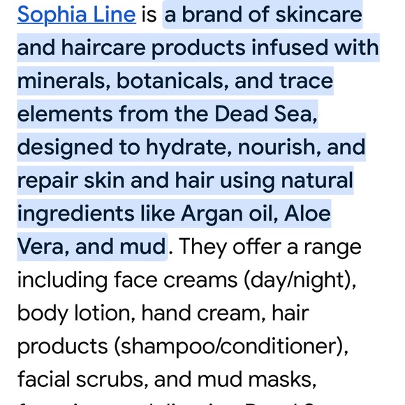 Sophia line Dead Sea Mineral hair conditioner hard to find no box, hard to find - Picture 9 of 13